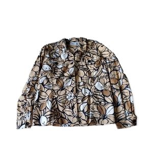 Alfred Dunner Women's Size 12 Long Sleeved Blazer Jacket with Sequins